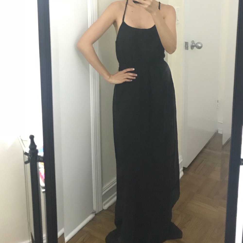 American Eagle Outfitters Black Maxi Dress